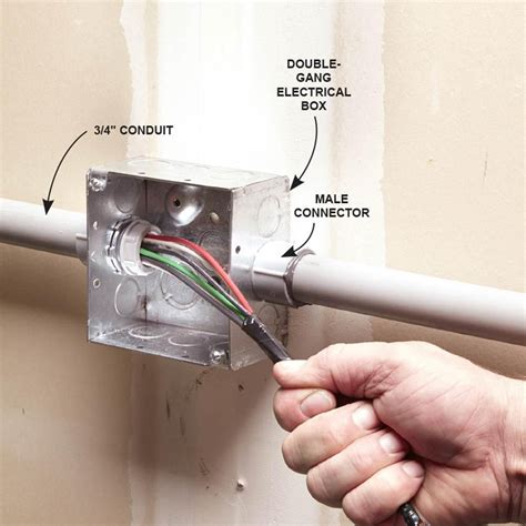 why is power work inside metal boxes and conduit|when to use electrical box.